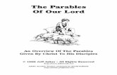 The Parables Of Our Lord - Church of Christ | Zion ... · The Parables Of Our Lord ... background of this parable? 2. Who is the sower? 3 What is the ... make no reckoning of the