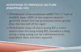 (INSOMNIA, NV) Withdrawal of benzodiazepine(BZ): The …copharm.uobaghdad.edu.iq/uploads/2017/lectuer/clinical pharmacy... · favorable effects than fat restricted ... muscle that