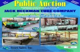 JACK HECKMAN TUBE COMPANY - Asset Sales, Inc. Heckman Final.pdf · Clamp / Unclamp, NC Bender Control TELEDYNE PINES #2 Tube Bender with 3” OD Capacity, Mandrel ... AMADA MODEL