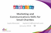 Marketing and Communications Skills for Small Charities · 7P’s an extended marketing Mix ... People share similar needs a company can respond to. Brand Loyalty. Segmentation ...