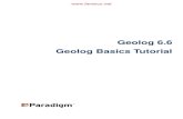 geolog basics tutorial - FANARCO · Geolog 6.6 - Geolog Basics Tutorial Introduction 1 Introduction to the Geolog Basics Tutorial Welcome to the Geolog Basics tutorial. This tutorial