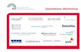 Operations Workshop - ALFI · and/or Distribution Operations as key partners to support and enhance the global ... IFBL/Institut de Formation Bancaire Luxembourg ... Marketing and