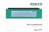 AccuMind - SKI GmbH · AccuMind.ThismenupointrequirestheLab-Password(!4.2). Con1guration!5.2.7 ... Pipematerialinformationaccordingtostandard’VDI2040’or’AGA3’: VDI 2040