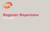 myPPL User Guide - Register Repertoire - ppluk.com Services/myPPL Register Repert… · Register Repertoire ... Register Repertoire allows you to register your recordings and products