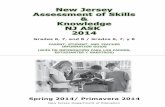 New Jersey Assessment of Skills Knowledge NJ ASK … Jersey Assessment of Skills Knowledge ... NJ ASK English Language Arts Reading Sample and ... Although these students are tested