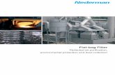 Perfected air puriﬁ cation, environmental protection and ... · Perfected air puriﬁ cation, environmental protection and dust collection. ... Kupferzell, Germany / Kulthorn Kirby