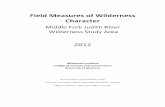 Wilderness Character Monitoring - University Of Montana and trails with multiple stream crossings and human-mediated disturbance. ... the Showdown Ski Area, ... wilderness character