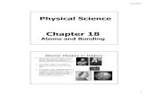Physical Science Chapter 18 - Mr. E. Sciencemrescience.com/physical_stuff/physical_ppt_chap18.pdf ·  · 2011-07-071/1/2011 1 Physical Science Chapter 18 Atoms and Bonding Atomic