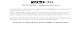 SPECIAL ROOMS – background information - Volkshotel · Whether it’s sleeping in a larger than life jukebox or dozing away in a tree house amongst ... designed by Interior Architect