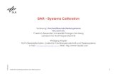 SAR - Systems Calibration - Prof. Dr. Wolfgang Keydel - Zur …keydel.pixelplaat.de/uploads/File/erlangen 07-08... ·  · 2008-02-05•Development of calibration models ... B = Interferometric