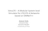 SimuLTE–A Modular System-level Simulator …€“A Modular System-level Simulator forLTE/LTE-A Networks basedon OMNeT++ Antonio Virdis ... Simulation Framework.ned Description.ned.ini