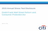 2015 Annual Stress Test Disclosure Dodd Frank Wall … Annual Stress Test Disclosure Dodd‐Frank Wall ... Wall Street Reform and Consumer Protection ... All other ratios are calculated