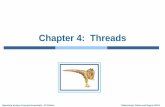 Chapter 4: Threads - Yale Universitycodex.cs.yale.edu/avi/os-book/OSE1/slide-dir/PDF-dir/ch4.pdf · Chapter 4: Threads. ... zAnswer a network request ... Multithreaded Server Architecture.
