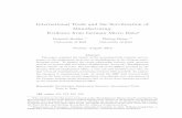International Trade and the Servitization of Manufacturing ... · International Trade and the Servitization of Manufacturing: Evidence from ... There exists a large body of ... the