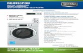 MG12063 MHN30PDB SpecSheet - Commercial Laundry · Today we offer a complete line of high-efficiency commercial laundry appliances—from industry-leading energy-efficient dryers