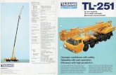 hydro-crane.comhydro-crane.com/tadano-tc/TL-251US.pdf30.4m boom + 8.0m BOOM LENGTH JIB LENGTH BOOM EXTENSION SPEED HOISTING SPEED (Rope speed) Main winch ...