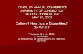 Culture? Healthcare Disparities? So What? Healthcare Disparities? So What? Thomas A. Kirk, ... Education, training ... Cultural Competency Anchors CORE VALUES AS …Authors: T Salewa