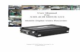 User Manual For X3II-4CH MDVR GUI - Streamax Technology€¦ ·  · 2014-09-13and decompression, wireless transmission, ... 4 channels for high-fidelity, digitally recorded, ...