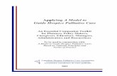 Applying A Model to Guide Hospice Palliative Care · Applying A Model to Guide Hospice Palliative Care ... the A Model to Guide Hospice Palliative Care: Based on National Principles