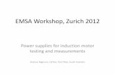 EMSA Workshop, Zurich 2012 - motorsummit.ch · Power supplies for induction motor ... Slip-ring alternator . ... Motor under test M2: Loading motor .