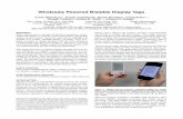 Wirelessly Powered Bistable Display Tags - UMass …dganesan/papers/Ubicomp13-NFC.pdf · Wirelessly Powered Bistable Display Tags Artem Dementyev1, ... NFC encompasses multiple 13.56