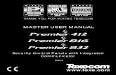 MASTER USER MANUAL - Knight Security · Change User Code ... Premier 412/816/832 Master User Manual About the Alarm System ... Premier RKP16: The Premier RKP16 has same features as