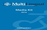 Media Kit - multilingual.com | Connecting Global Business ... · Readership We survey our subscribers periodically in order to determine ... advertising@multilingual.com media kit