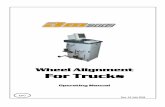 Wheel Alignment For Trucks - enrdd.com · Wheel Alignment For Trucks ... with a 3 wire plug with incorporated earthing ... expressed in millimeters is the difference between measure
