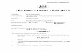 THE EMPLOYMENT TRIBUNALS - gov.uk Number: 2405213/2013 1 THE EMPLOYMENT TRIBUNALS Claimant Ms N Sivanandan Respondents (1) Independent Police Complaints Commission (2) Penna PLC HELD