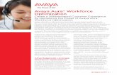 Avaya Aura® Workforce Optimization - First Techfirst-tech.com/upload_arquivos/0886602001415387600.pdf · Avaya Customer Experience Management solutions, including Avaya Aura® Workforce