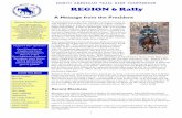 Region 6 Rally Dec 2017natrcregion6.org/Documents/newsletters/currentnewsletter.pdf · REGION 6 RALLY COMPETITIVE TRAIL RIDING ... Ride Management By Tammy Vasa I am entering into