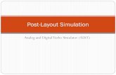 Post-Layout Simulation - Auburn Universitynelson/courses/elec5250_6250/slides/adit.pdf · .INCLUDE $ADK/technology/ic /models/tsmc035.mod.INCLUDE mod7b.pex.netlist.TOPCELL MOD7B.