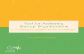 Too l for A ss ess ing Startup Organ izat ion s for Assessing Startup... · Organizations go through life cycles, ... doing business. ... izat ion s. Too l for A ss ess ing Startup