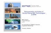 Demonstration Activities of Buried Piping NDE … Piping and Tank Integrity Initial Revision (November 2009) – Formal industry roles and responsibilities – Provide “ reasonable