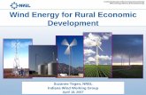 Wind Energy for Rural Economic Development Study: Prowers County, Colorado “Converting the wind into a much-needed commodity while providing good jobs, the Colorado Green Wind Farm