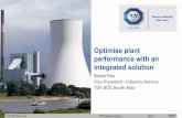 Optimise plant performance with an integrated solution€¦ ·  · 2014-10-27Optimise plant performance with an integrated solution ... Boiler Balance of plant ... Turbine Motors,