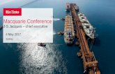 Macquarie Australia Conference 2017 - Rio Tinto Australia Conference 2017 Author: Rio Tinto Subject: Macquarie Australia Conference 2017 Created Date: 5/3/2017 11:39:40 AM ...