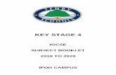 KEY STAGE 4 - Tenby Schools Penang Subject Booklet 2018 to 2020.pdf · KEY STAGE 4 IGCSE SUBJECT ... an ability to identify and solve problems in visual and/or ... students may use