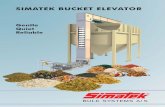 SIMATEK BUCKET ELEVATOR - LGPM Process Innovation Design Simatek Bucket Elevators have been ... conveying fish feed More than 1000 Simatek bucket elevators ... Simatek bucket elevator