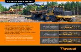 C-SERIES FORWARDERS - tigercat.com forwarders, are designed to achieve high production and lowest cost per tonne in the world’s most demanding transporting applications.