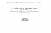 RegionalProgramme for the Eradication ofIlliteracy in …unesdoc.unesco.org/images/0020/002009/200981eo.pdf · Having regard to the Harare Declaration solemnly adopted by the Conference