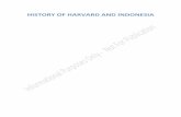 HISTORY OF HARVARD AND INDONESIA · harvard and indonesi a historical timelin e 2 academic and institutional relationships 2 harvard in indonesia 3 gifts to harvard 4 visitors from
