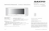 SERVICE MANUALColour Television Model No. CP21EF2cncms.com.au/SANYO-SMs/Consumer-Electronics/CRT-Television/cp21ef2/...SERVICE MANUALColour Television Product Code: 111374716 Original