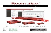 Room Alert 32E/W Alert User’s Guide 1 Table of Contents Room Alert Hardware Options 2 Room Alert 3E 2 Room Alert 4E ...