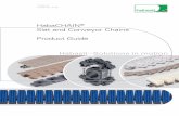 HabaCHAIN Slat and Conveyor Chains Product Guide - … PDFs/Habasit Flat Top... · Slat and Conveyor Chains Product Guide ... 820 Idler-Rims 96 ... of slat and conveyor chains are