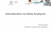 Introduction to Data Analysis - UNESCO UISuis.unesco.org/.../8._nadi-2016_introduction_to_data_analysis.pdf · Forms of presentation Communicate to your audience the meaning of the