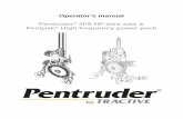manual pentruder 3P8 hf-wire saw-pentpak - Levanto€¦ · Operator’s manual Pentruder ® 3P8 HF-wire saw and Pentpak - Original instructions Page 2 1 Introduction Thank you very