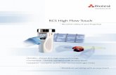 RCS High Flow Touch - Cleanroom.net · The RCS High Flow Touch Microbial Air Sampler is used with standardized agar media. These are manufactured under strictly controlled aseptic