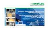 Enhanced Furnace Energy Efficiency with OPTIMELT™ … OPTIMELT Presentation TC 11 2016... · Enhanced Furnace Energy Efficiency with OPTIMELT™ TCR System Laux S., Iyoha U., Bell,