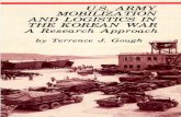 U.S. Army Mobilization and Logistics in the Korean …. ARMY MOBILIZATION AND LOGISTICS IN THE KOREAN WAR A RESEARCH APPROACH by Terrence J. Gough CENTER OF MILITARY HISTORY UNITED